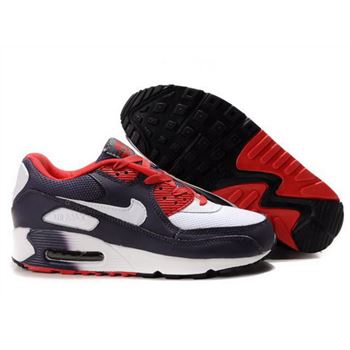 Womens Air Max 90 Red Black White Factory Outlet